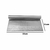 Espatula Inox Cortador Raspador P/ Massas Legumes Pizza Pão Chocolate Com Regua 22cm na internet