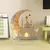 Eid decoração de mesa ornamento lua castelo eid 2d plana acrílico decoraçõe - comprar online