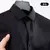 Camisa masculina de manga comprida casual, simples, de alta qualidade, sem rugas - VANTO