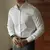 Camisa masculina de manga comprida casual, simples, de alta qualidade, sem rugas - VANTO