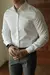 Camisa masculina de manga comprida casual, simples, de alta qualidade, sem rugas - VANTO