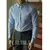 Camisa masculina de manga comprida casual, simples, de alta qualidade, sem rugas na internet