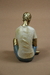 Estátua Leitor - Branco e Azul - loja online