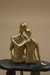 Estátua Casal ( Banco de Pedras) - Dourado na internet