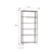 ESTANTE 0,30 (1,98X0,92X0,30) CH22 - comprar online