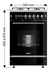 Cocina Luxor Gas Country 4H 550 - tienda online