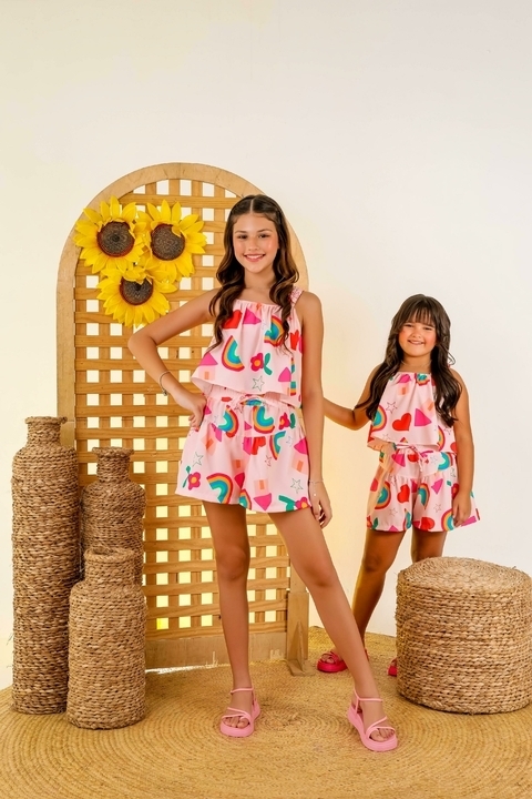 Conjunto Casinha Rosê - comprar online