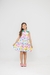 Vestido Alyssa Coração Colorido - Nic Colle Kids