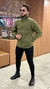 Jaqueta Gola Alta Verde Militar - comprar online