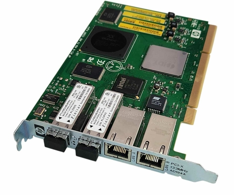 Placa de Rede HP Dual-Port RJ-45 1000Base-T + Dual-Port FC [Fibra] 4Gbps - AD194-60101