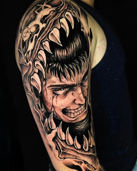 TATUAJE GRANDE-ANIME