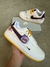 Tênis Air Force NBA - Branco com detalhes em Amarelo e Roxo - comprar online