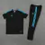 Conjunto Camisa + Calça Adidas - Preto com Azul Neon na internet
