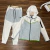 Conjunto Nike Tech Fleece - Cinza com branco - comprar online