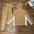 Conjunto Nike Tech Fleece - Marrom com branco na internet