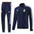 Conjunto Real Madrid Adidas - Azul marinho com laranja e branco - comprar online