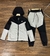 Conjunto Nike Tech Fleece - Preto com cinza - comprar online