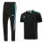 Conjunto Camisa + Calça Adidas - Preto com Azul Neon