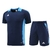 Conjunto Camisa + Short Adidas - Azul marinho com azul - comprar online