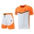 Conjunto Camisa + Short Nike - Laranja com branco na internet