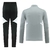 Conjunto de Treino Adidas - Cinza com branco - Conjuntados Store