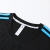 Conjunto Camisa + Calça Adidas - Preto com Azul Neon - loja online