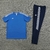 Conjunto Camisa + Calça Adidas - Azul com Branco na internet