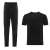 Conjunto Camisa + Calça Adidas - Preto com Azul Neon - comprar online