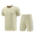 Conjunto Camisa + Short Puma - Bege com branco na internet