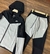 Conjunto Nike Tech Fleece - Preto com cinza na internet