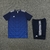 Conjunto Camisa + Short Adidas - Azul Escuro com branco