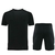 Conjunto Camisa + Short Adidas - Preto com branco na internet