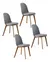 Combo sillas Vita patas madera set 4 unidades! - Valtomdeco