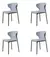 Silla De Comedor Tokio set de 4 Unidades - Valtomdeco
