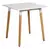 Juego De Comedor Mesa 70x70 + 4 Sillas Milán | Contado - Valtomdeco