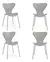 Silla Jacob Design set de 4 unidades - comprar online