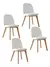 Combo sillas Vita patas madera set 4 unidades! en internet