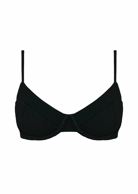 Top Bardot - Sand Black