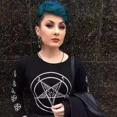 Blusa Baphomet Manga Longa - comprar online