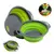 Silicone Vegetais e Frutas Cesta De Limpeza, Cesta De Drenagem, Folding Water Fi