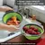 Silicone Vegetais e Frutas Cesta De Limpeza, Cesta De Drenagem, Folding Water Fi - loja online