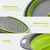 Imagem do Silicone Vegetais e Frutas Cesta De Limpeza, Cesta De Drenagem, Folding Water Fi
