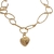 Pulseira de elos coração - comprar online