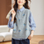 Pulôver floral - V-neck Buttons - comprar online