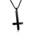 Men's stainless steel inverted cross necklace - loja online
