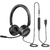 New Bee USB Telephone Headset Computer Wire Control Headset - Graça Estilo Tec