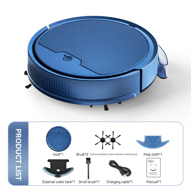 SmartClean Max 2000 – Robô Aspirador Inteligente com Controle