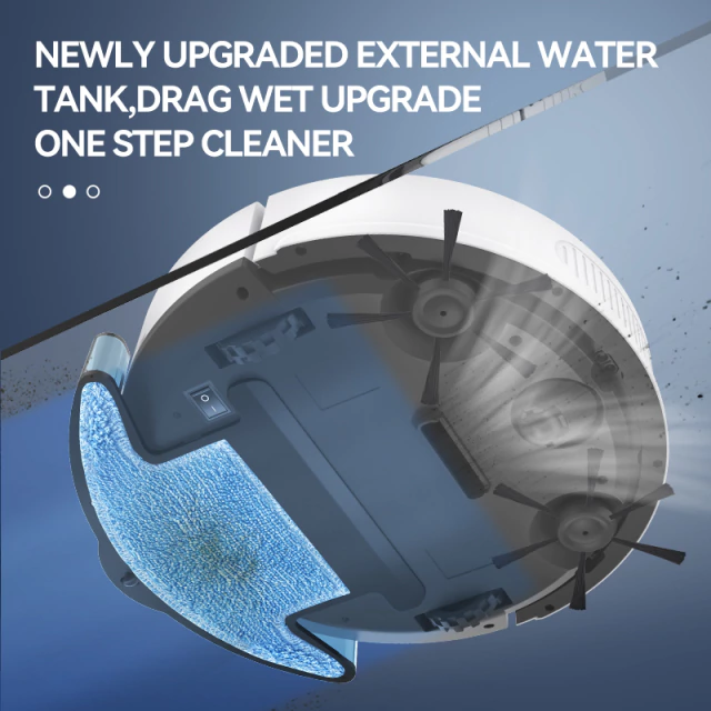SmartClean Max 2000 – Robô Aspirador Inteligente com Controle