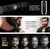 Plancha Peine Barba Alisado Cabello Hombre Cepillo Eléctrico Color Negro - comprar en línea