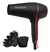 Secadora Cabello Revlon Coco Cerámica Turmalina Iones Pelo Color Negro - Compranator 